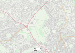 Plymouth PL3 4 Map