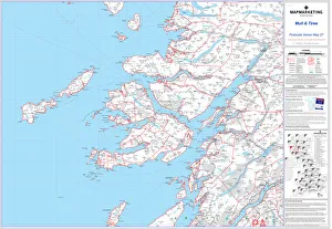 Mull and Tiree Postcode Sector Print Map