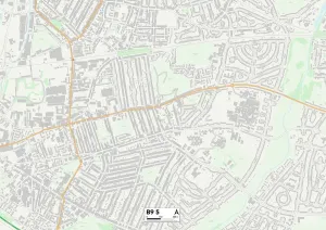 B - Birmingham Prints: Birmingham City Centre Street Map Print