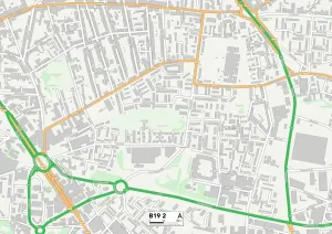 B - Birmingham Prints: Birmingham B19 2 Print Map Sector