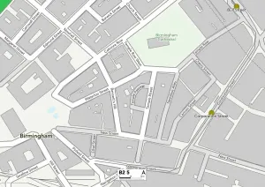 Birmingham B2 5 Print Map Sector