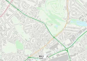 Birmingham B24 0 Print Map Sector Guide