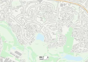 Birmingham B34 7 Print Map Sector