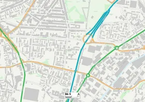Birmingham B6 5 Print Map Sector