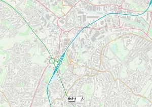 Birmingham B69 4 Postcode Sector Print Map