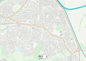 Solihull B36 0 Postcode Sector Print Map