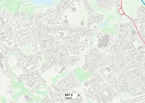B - Birmingham Prints: Solihull B37 5 Print Map Postcode Sector