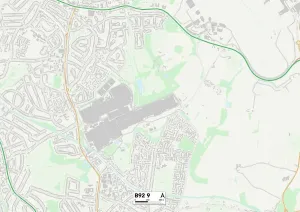 Solihull B92 9 Print Map Sector