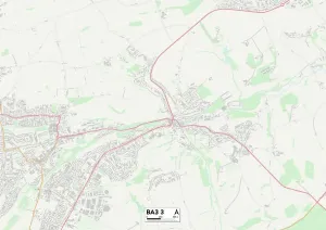 BA Bath Print Map BA3 3