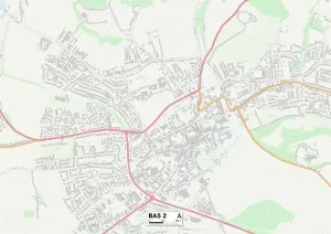 BA Bath Print Map