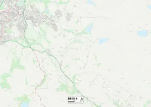 Burnley BB10 4 Print Map