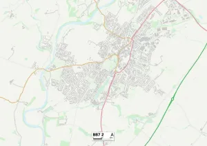 BB - Blackburn Prints: Ribble Valley BB7 2 Print Map Sector