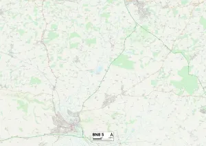 Lewes BN8 5 Print Map Sector