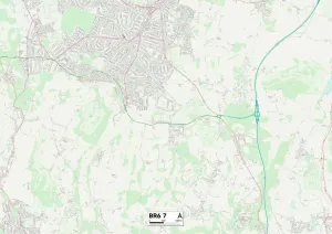 Bromley BR6 7 Print Map Sector