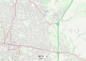 Bristol BS15 4 Postcode Sector Print Map