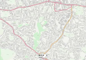 Bristol BS15 8 Print Map Sector