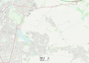 Cambridge CB1 9 Print Map Sector