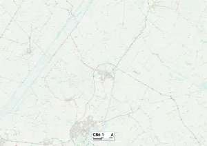Ely CB6 1 Postcode Sector Print Map