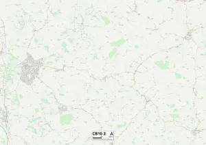 Uttlesford CB10 2 Postcode Sector Print Map