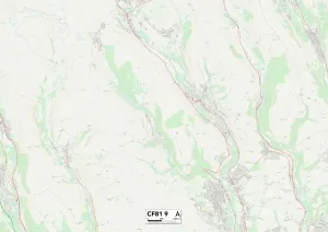 Caerphilly CF81 9 Print Map Sector