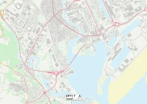Cardiff CF11 7 Print Map Sector