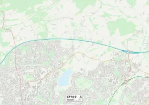 Cardiff CF14 0 Print Map