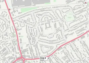 Wirral CH46 8 Print Map Sector