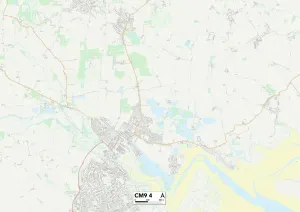 CM - Chelmsford Prints: Maldon CM9 4 Print Map Sector