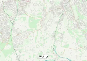 Croydon CR5 3 Print Map Postcode Sector
