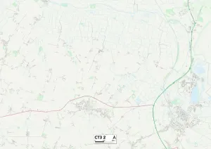 Kent CT3 2 Print Map Sector