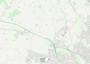 CV - Coventry Prints: Coventry CV5 9 Print Map Sector
