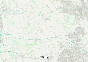 Coventry CV7 8 Print Map Sector
