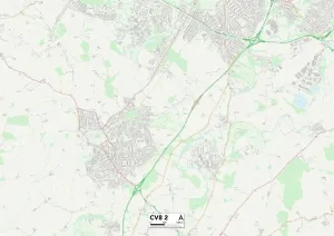 Warwick CV8 2 Print Map Sector