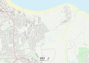 Bexley DA8 2 Print Postcode Sector Map