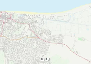 Gravesham DA12 2 Print Map Sector