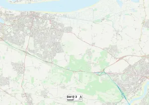 Gravesham DA12 3 Print Map Sector