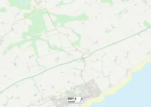 Angus DD7 6 Print Map Sector