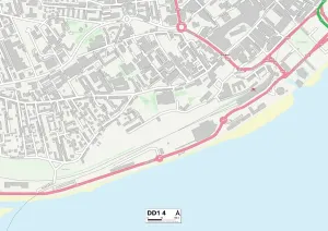 Dundee DD1 4 Print Sector Map