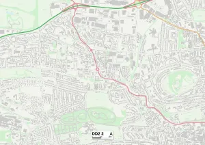 Dundee DD2 2 Print Map Sector