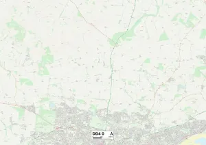 Dundee DD4 0 Print Map Sector