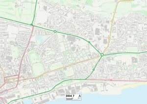 DD - Dundee Prints: Dundee DD4 7 Print Map Sector