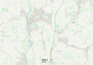 Amber Valley DE56 0 Print Map