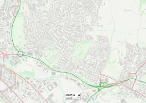 DE - Derby Prints: Derby DE21 6 Print Map Sector