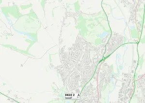 Derby DE22 2 Print Map Sector