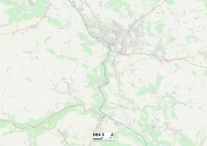 Derbyshire Dales DE4 3 Print Map