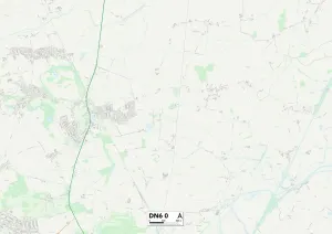 Doncaster DN6 0 Postcode Sector Print Map