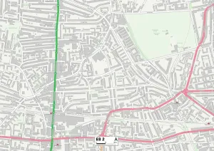 Hackney E8 2 Print Map Sector