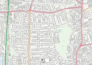 Hackney E8 3 Postcode Sector Map Print