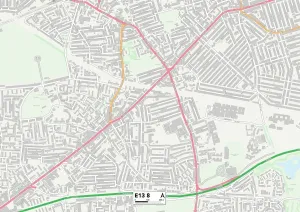 Newham E13 8 Print Map Postcode Sector