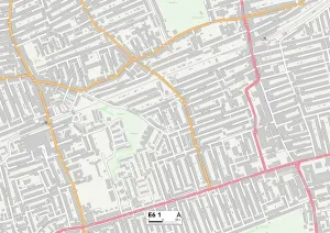 Newham E6 1 Postcode Sector Print Map